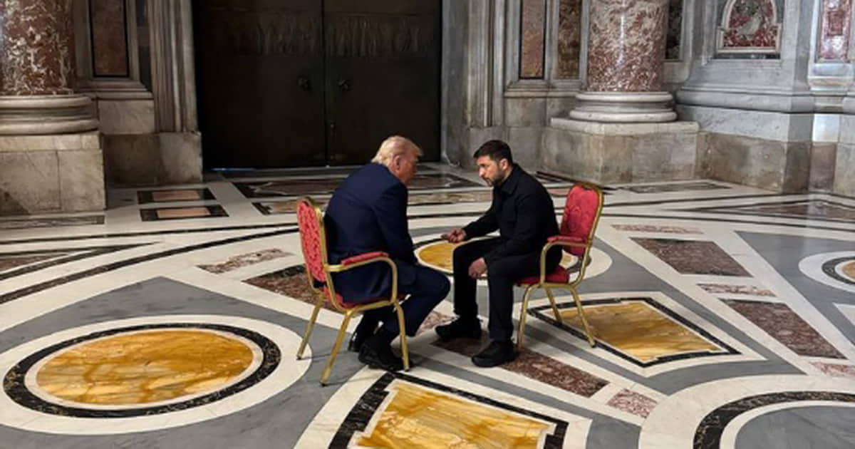 Зустріч Трампа з Зеленським, похорон Франциска, паспорти ЄС для росіян: новини вихідних